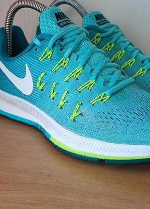 Кроссовки nike air zoom pegasus 33 оригинал р.38,5 вт.24,5см3 фото