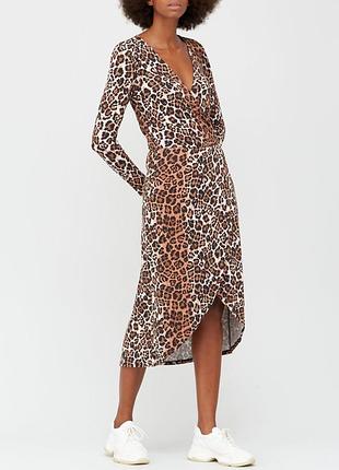 Сукня міді джерсі в леопардовий принт v by very р.10