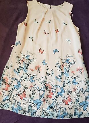 Романтичное платье из шифона на подкладке