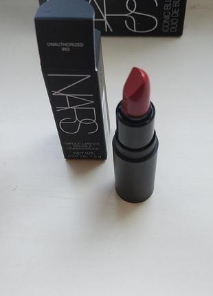 Атласная помада nars explicit lipstick