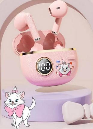 Беспроводные bluetooth наушники disney marie cat 5608e