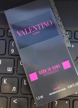 Новинка 2025 парфюма для мужчин valentino born in roma extradose uomo