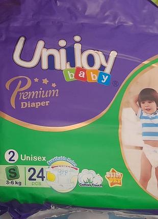 Підгузки памперси unijoy 3, 4 розмір