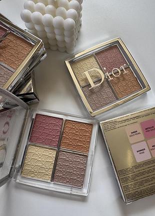 Палетка хайлайтерів dior glow face palette