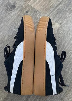 Puma жіночі кросівки vikky platform black gum білі 363287-106 фото
