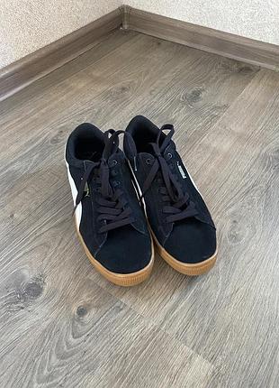 Puma жіночі кросівки vikky platform black gum білі 363287-102 фото
