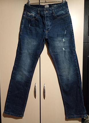 Джинсы мужские стрейчевые, размер 32.