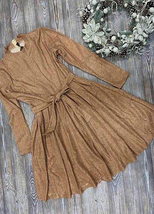 Сукня люрекс