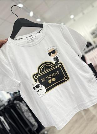 Футболка karl lagerfeld xs, s, m, l, xl оригинал