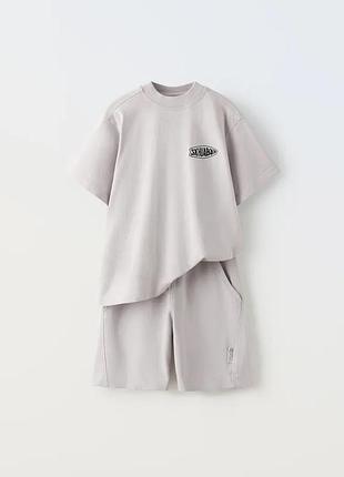 Костюм zara (шорти + футболка), нова колекція, на 122 см, 128 см та 134 см