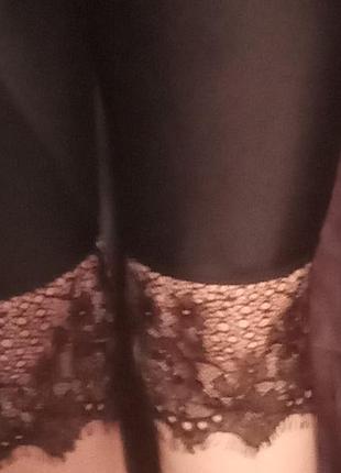 Лосіни капрі матеріал еластан з мереживом