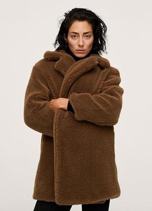 Еко шуба mango штучне хутро тедді манго