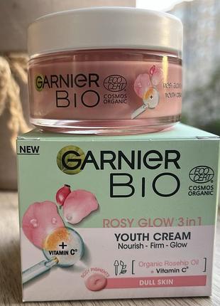 Крем гарнье био garnier bio rosy glow 3in1 youth cream