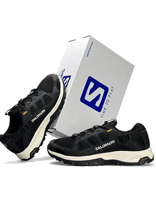 Мужские кроссовки salomon tech amphib 5 black white
