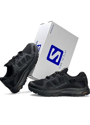 Мужские кроссовки salomon tech amphib 5 all black