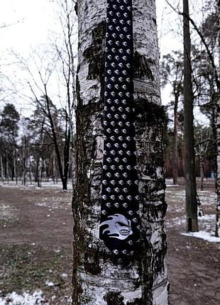 Галстук с черепами в пламенном стиле панк, готика killstar spiral hell bunny banned gothicana