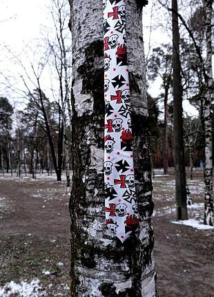 Галстук с черепами в стиле панк, готика, эмо killstar spiral hell bunny banned gothicana