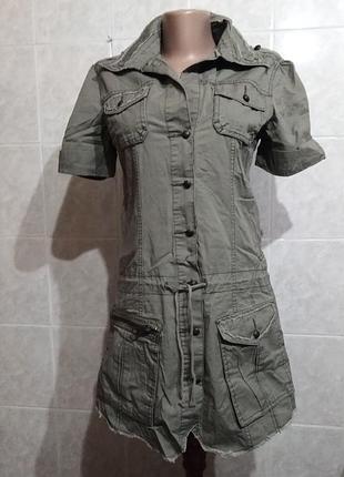 Эксклюзивное, ассиметричное, дизайнерское платье-рубашка про-во германия. duesenberg