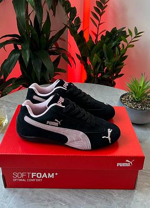 Кросівки puma speedcat og black mauve mist