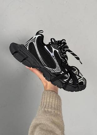 Кроссовки 3xl black/white