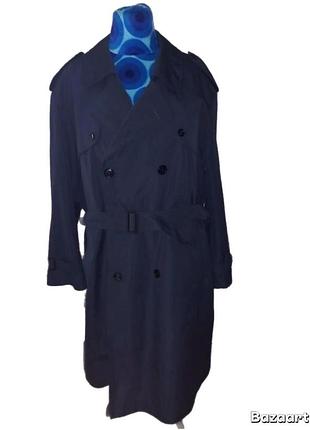Винтажный двубортный плащ с поддержкой