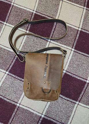 Ексклюзивна шкіряна сумка "spooky author" - стиль та якість в кожній деталі!