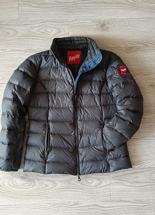 Playlife мужской пуховик куртка серая