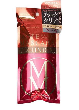 Flowfushi mote mascara technical gloss & cort тушь-база для ресниц и бровей, япония