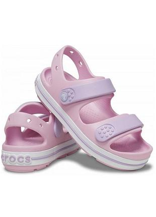 34-35 розмір crocs j3 босоніжки сандалі рожевого кольору