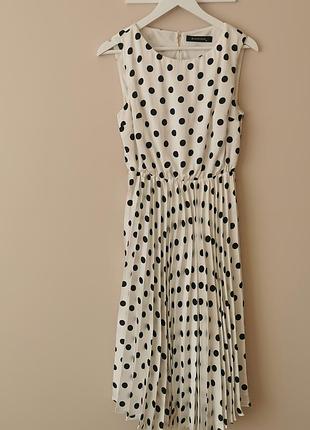 Сукня плісерована елегантна з піджаком з органи, розмір m-l підійде на об'єм грудей 94-96 см