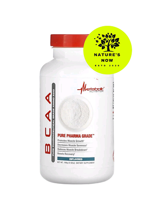 Metabolic nutrition bca у порошку — 100 грамів/сша, всаа