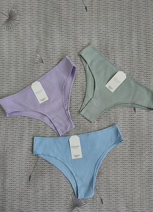 3шт трусиков dyana л в рубчик