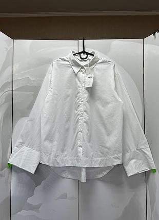 📌 нова бавовняна рубашка, сорочка оверсайз only, нова з паперовою біркою