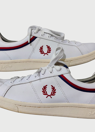 Шкіряні кеди fred perry casual vintage leather