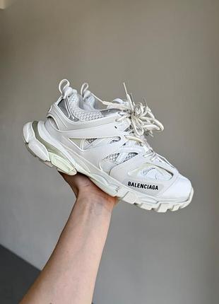 Кроссовки track white/beige