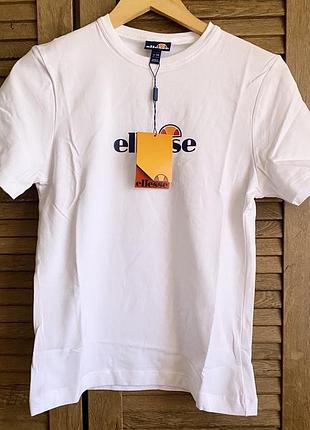 Нова брендова базова біла футболка ellesse mel tee white , m-l розмір, італія 🇮🇹, оригінал!
