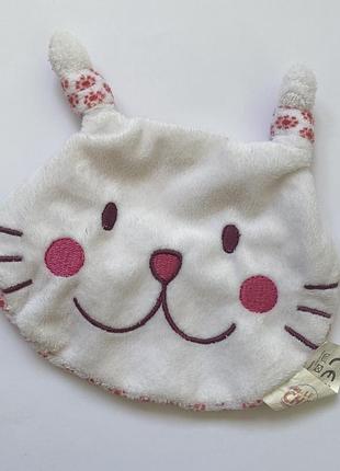 Комфортер м'яка іграшка обіймашка для малюка котик кошенят hello kitty для малятка для новонародженого