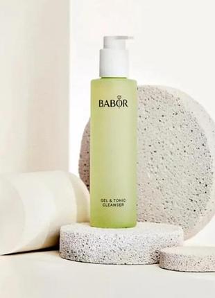 Очищающий гель-тоник babor cleanser gel & tonic