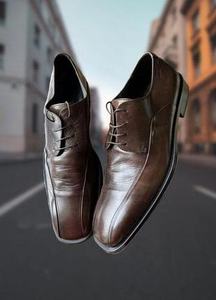 Кожаные туфли hugo boss оригинальные