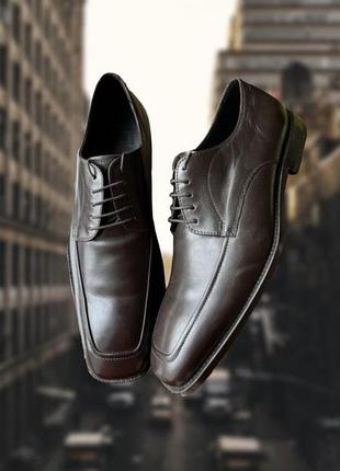 Кожаные туфли hugo boss оригинальный ш, новые,