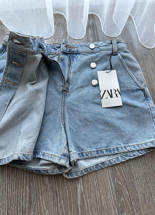 Джинсова спідниця шорти zara