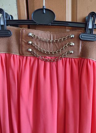 Спідниця шифон2 фото