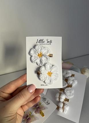 Заколки ромашки для дівчаток