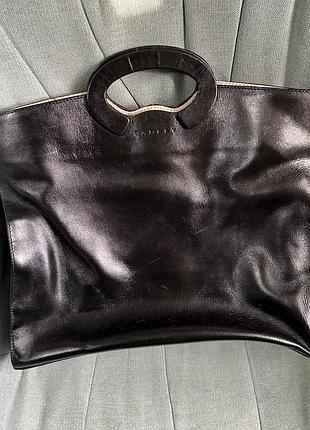 Сумка radley / шкіряна сумка/ чорна сумка/ велика сумка/ базова сумка/ трендова сумка