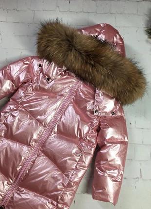 Теплое пуховое пальто moncler3 фото