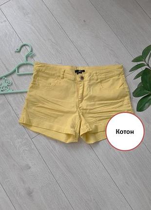 Котонові літні жіночі шорти h&m