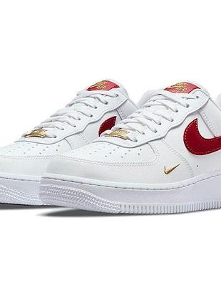 Кросовки and nike air force 1 low essential gym red mini swoosh(.eur-40)25.5см