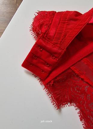 Бюстгалтер мереживний червоний hunkemoller 75e9 фото