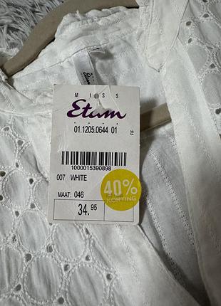 Нова натуральна блуза сорочка etam, 18/46 розмір7 фото