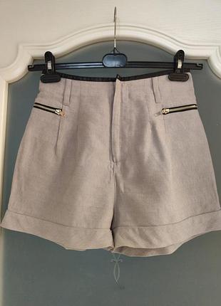 Шорты летние с высокой посадкой